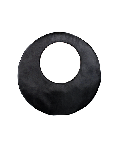 Small Nylon Circle Bag - Black