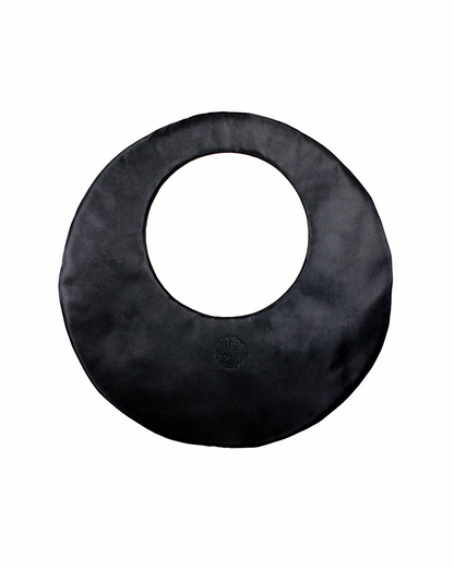 Small Nylon Circle Bag - Black