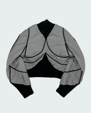 Reversible Mercury Spiral Bomber Jacket