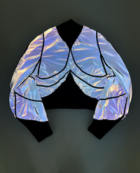 Reversible Mercury Spiral Bomber Jacket